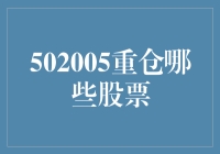 量化投资视角下的502005重仓股解读：聚焦中国股市的明星企业