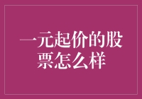 一元起价的股票：投资价值与风险并存的探讨