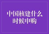 中国核建：即将到来的新股申购机遇