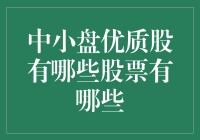 中小盘优质股投资策略：寻找潜力股的智慧指南