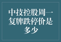 中技控股周一复牌跌停价分析：视角转变后的投资策略