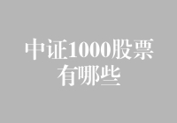 探秘中证1000：哪些股票点亮中国经济的星光