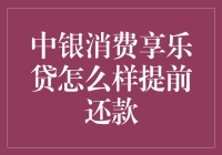 中银消费享乐贷：提前还款的那些事儿