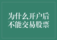 为何开户后无法立即进行股票交易：解析背后的多重限制