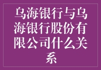 乌海银行与乌海银行股份有限公司：一场误会还是兄弟情深？