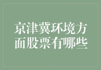 京津冀地区环保概念股：绿色金融投资新机遇