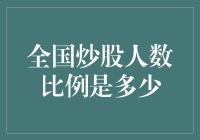 全国炒股人数比例真那么高？我猜可能是一半人炒股，一半人炒股群发广告