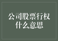 公司股票行权机制解析：为何重要与如何运作