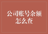 探索公司账号余额查询的灵活策略