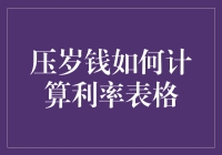 压岁钱怎么算利率？一张表格帮你搞定！