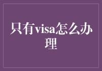 只有Visa卡如何办理国际支付业务：一个详细的指南