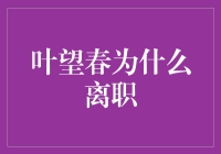 叶望春离职记：一场比辞职信更绚烂的告别