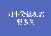 您的资金何时到账？揭秘同牛贷提现时间表