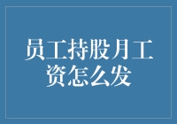 员工持股月工资怎么发？新手的困惑解答！