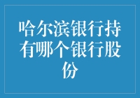 哈尔滨银行持有哪个银行的股份？揭秘背后的股权关系！