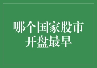 24小时股市：揭开全球股市最早开盘的面纱