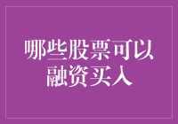 哪些股票可以融资买入：策略与选择指南