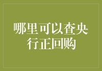 央行正回购数据查询：多渠道全面掌握资金动态