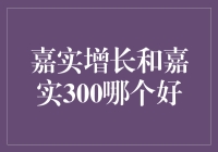 嘉实增长与嘉实300：究竟是谁的菜？