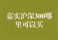 嘉实沪深300：投资新贵的前线阵地，买它买它！