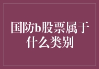 国防B股票：独特类别与投资价值分析