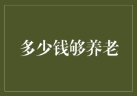 养老资金需求：规划退休生活的经济蓝图