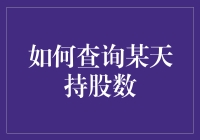 股市投资者如何查询某天持股数：实用指南