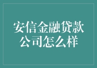 安信金融贷款公司的运行模式与市场影响力分析