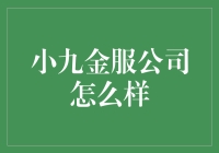 小九金服公司怎么样？当心他们给你九牛二虎之力