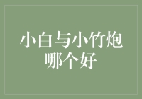 小白与小竹炮哪个更好？新手理财指南来啦！