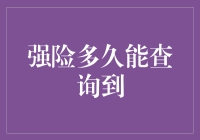 汽车强险购买后多久可以查询到记录：专业解答与建议