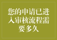 申请审核流程：从提交到结果，您的耐心将经受怎样的考验？