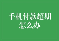 手机付款超期了？别慌！看这里教你怎么办