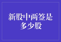 新股申购中两签的持股数量解析：策略与技巧