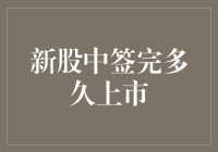 新股中签后多久上市：从打新到上市的全流程解读