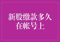 新股缴款：速度与激情的较量