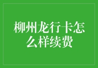 柳州龙行卡续费指南：便捷支付，轻松出行