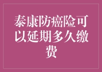 泰康防癌险：灵活缴费，保障无忧