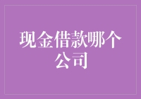 现金借款哪家强？揭秘那些江湖传说中的借款公司