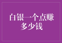 白银一个点赚多少钱：市场分析与策略探讨