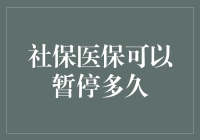 社保医保暂停期限及其影响解析