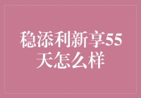 稳添利新享55天理财产品分析：稳健投资新选择