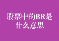 股票中的BR：蓝筹股的别称及其市场价值