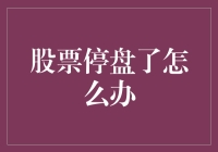 面对股票停盘，投资者该怎么办？