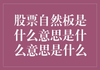 股票自然板是什么意思：从市场风向到价值投资