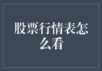 股票市场新手必看: 如何用股市看门狗读懂股市行情表