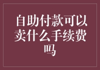 自助付款系统中的手续费问题：探索边界与合规性