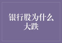 银行股大跌：市场波动与行业基本面的双重考验