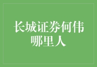 长城证券何伟的神秘家乡大揭秘：你猜他来自哪里？