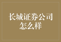 长城证券公司：稳健前行的金融巨人